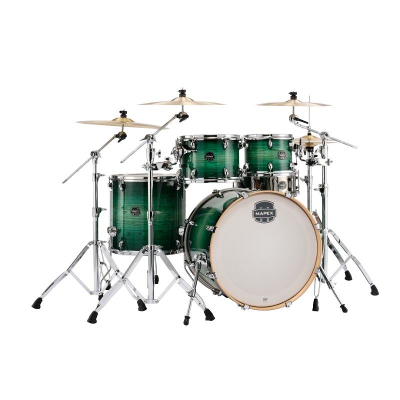 BATERIA 5 PIEZAS MAPEX AR529SFG ARMORY SERIES, EMERALD BURST