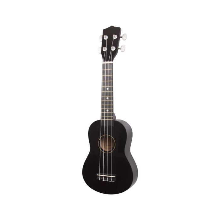 UKELELE SOPRANO ACUSTICO TEXAS KU-BW-B, GLOSSY BLACK