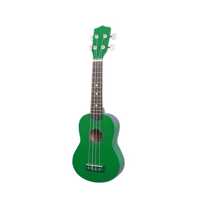 UKELELE SOPRANO ACUSTICO TEXAS KU-BW-G, GLOSSY GREEN