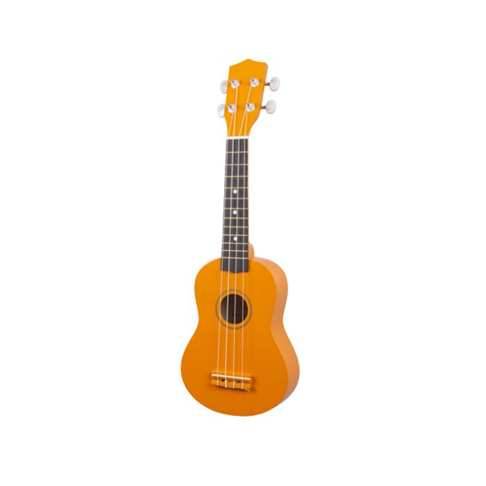 UKELELE SOPRANO ACUSTICO TEXAS KU-BW-Y, GLOSSY YELLOW
