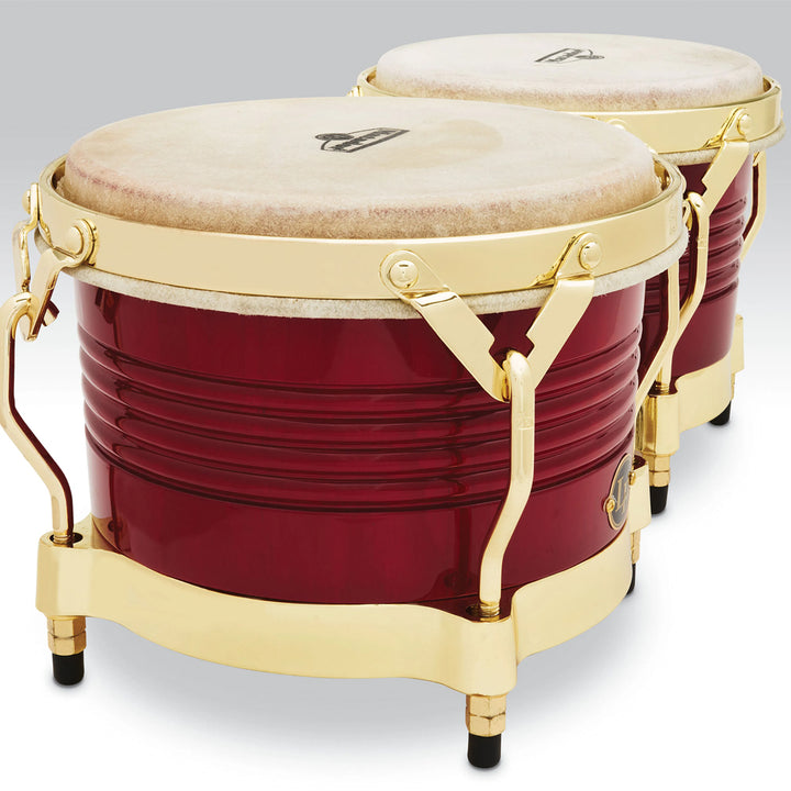 BONGO MADERA LP LATIN PERCUSSION M201-RW MATADOR SERIES,RED/GOLD