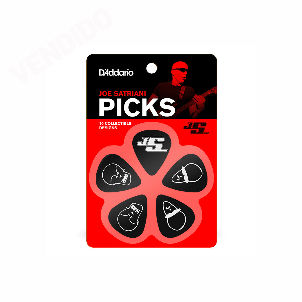 PICKS DADDARIO 1CBK6-10JS JOE SATRIANI, 1.0MM, 10 UNIDADES