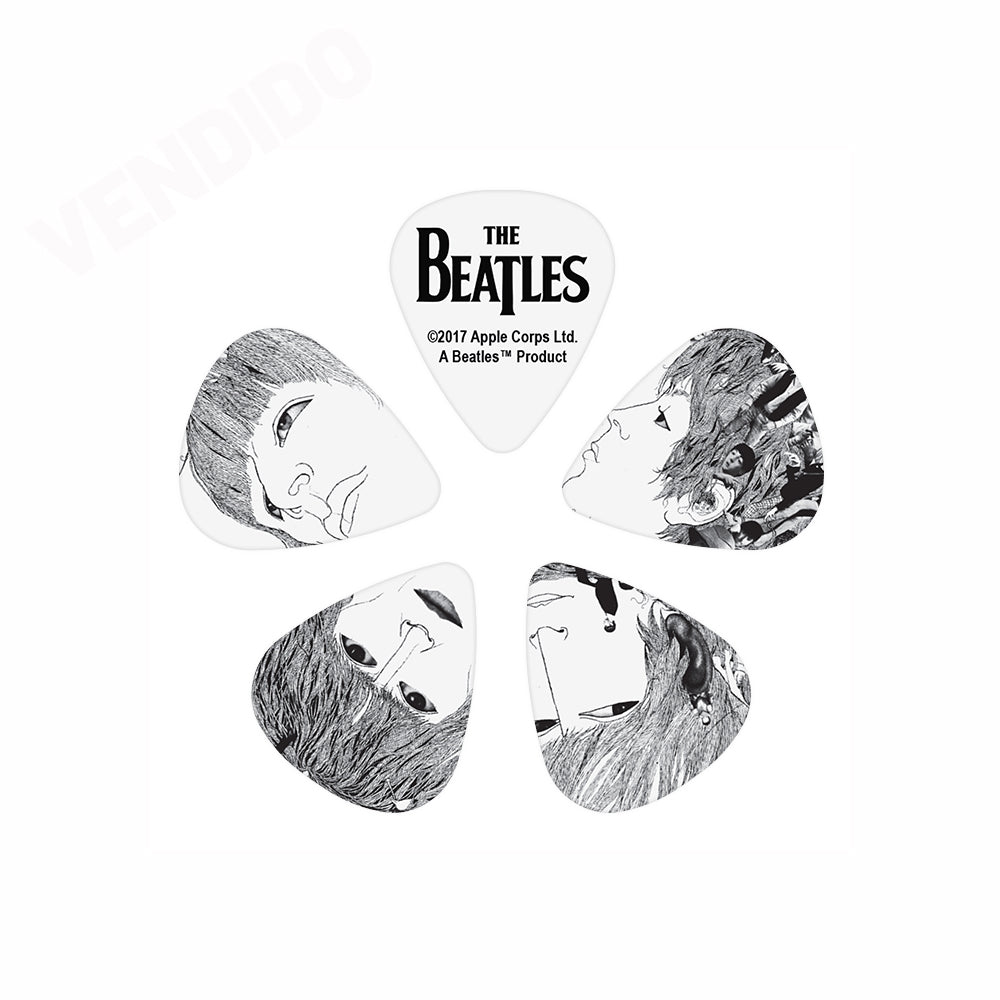 PICKS DADDARIO 1CWH6-10B1 THE BEATLES, REVOLVER 1.0MM, 10 UNIDADES