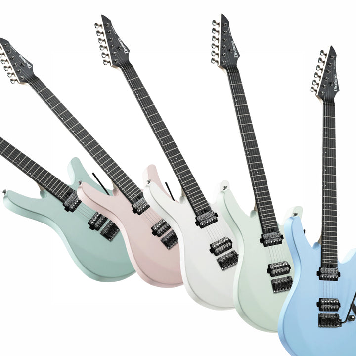 GUITARRA ELECTRICA INTELIGENTE DIVITONE, 100 EFECTOS Y PRESETS, USB, NEBULA FADE MF STUDIO DSG-10NF