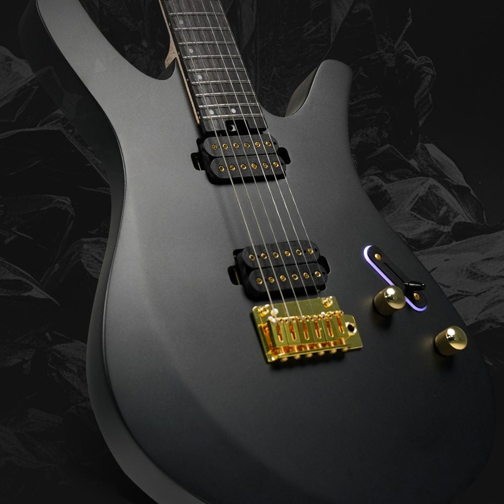 GUITARRA ELECTRICA INTELIGENTE DIVITONE, 100 EFECTOS Y PRESETS, USB, NEBULA FADE MF STUDIO DSG-10NF