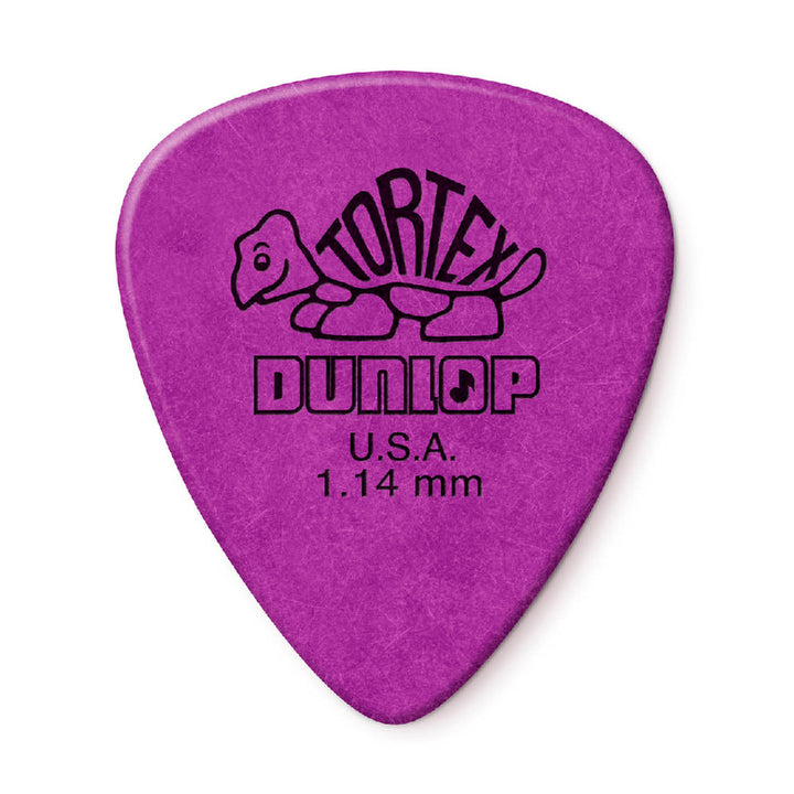 PICK TORTEX STANDARD DUNLOP 418P1.14, PURPLE, 1.14, 12 UNIDADES