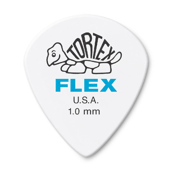 PICKS DUNLOP 468P1.0 TORTEX FLEX JAZZ III, 1.0, 12 UNIDADES