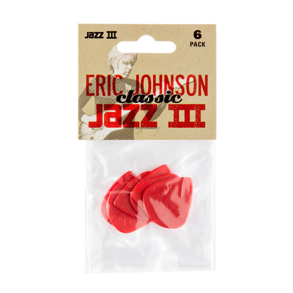 PICK ERIC JOHNSON JAZZ III DUNLOP 47PEJ3N, 6 UNIDADES