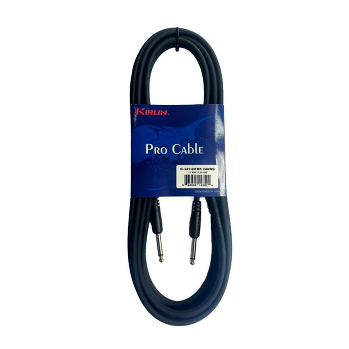 CABLE 6 MT. INSTRUMENTO KIRLIN IC-241, BLACK