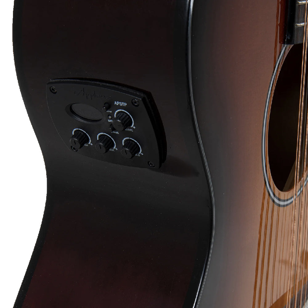 GUITARRA ELECTROACUSTICA OVATION APPLAUSE 12 CUERDAS, SUNBURST AAJ-96-1