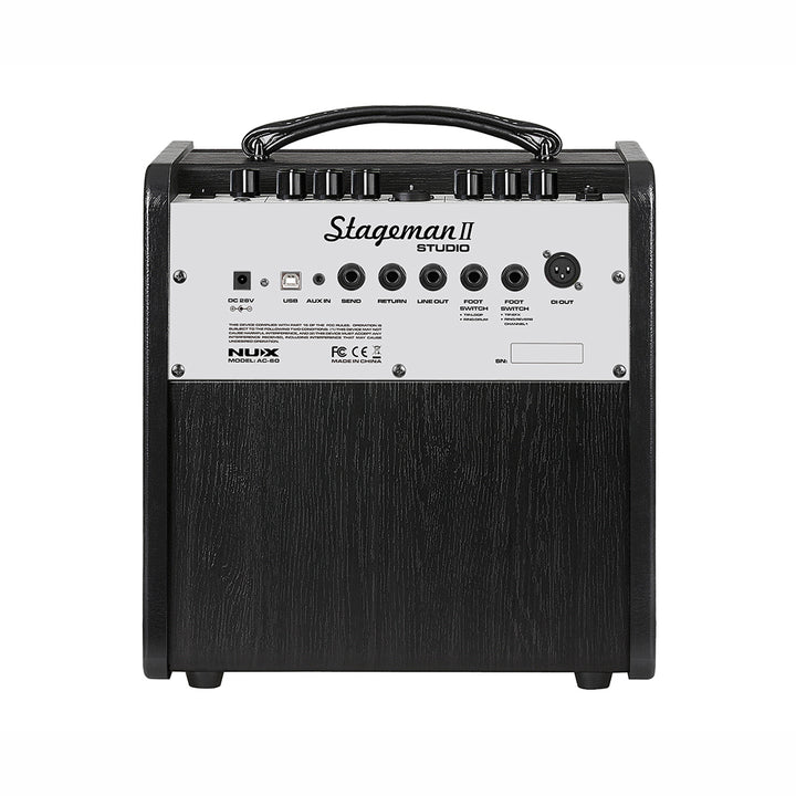 AMPLIFICADOR GUITARRA ACUSTICA NUX AC-60, 60 WATTS