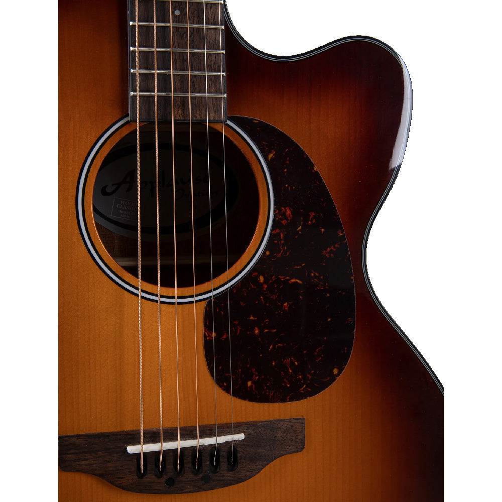 GUITARRA ELECTROACUSTICA OVATION APPLAUSE JUMBO CUTAWAY, SUNBURST AEJ-96-1