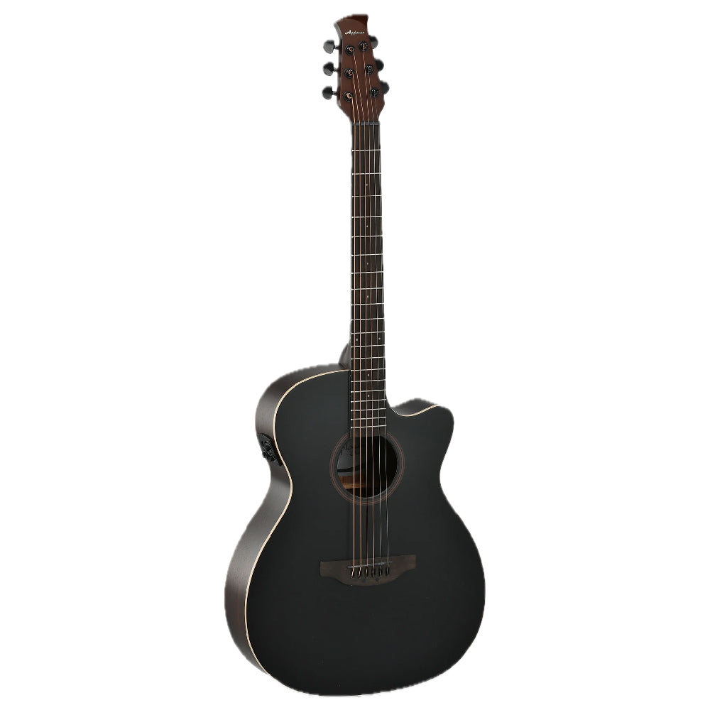GUITARRA ELECTROACUSTICA OVATION APPLAUSE OM CUTAWAY, DARK MATTER AEO-69-5S
