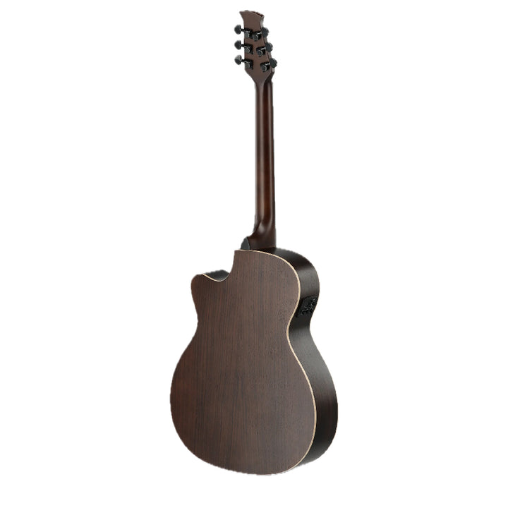 GUITARRA ELECTROACUSTICA OVATION APPLAUSE OM CUTAWAY, DARK MATTER AEO-69-5S