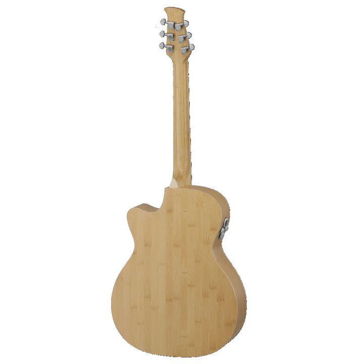 GUITARRA ELECTROACUSTICA OVATION  APPLAUSE OM CUTAWAY, WHITE TOP AEO-69-6PS