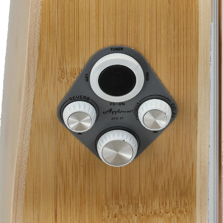 GUITARRA ELECTROACUSTICA OVATION  APPLAUSE OM CUTAWAY, WHITE TOP AEO-69-6PS