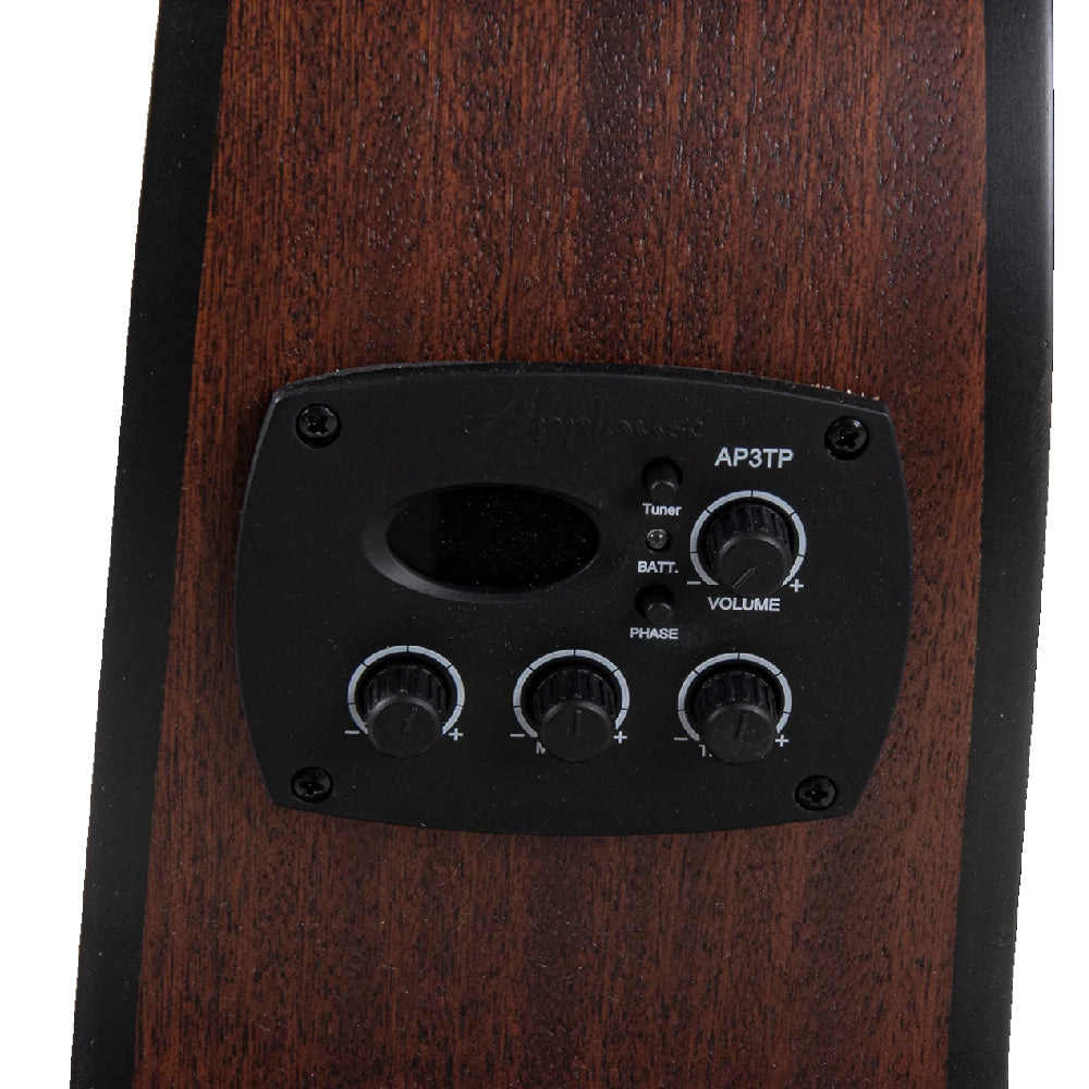 GUITARRA ELECTROACUSTICA OVATION  APPLAUSE OM CUTAWAY, DARK NAT. WOOD AEO-96-M