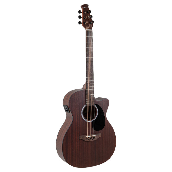GUITARRA ELECTROACUSTICA OVATION  APPLAUSE OM CUTAWAY, DARK NAT. WOOD AEO-96-M