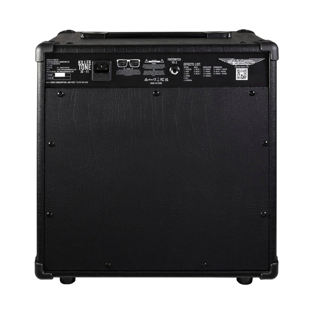 AMPLIFICADOR GUITARRA ELECTRICA ASHDOWN KILLER TONE 30-FX, 30 WATT,1 X 10", EFECTOS