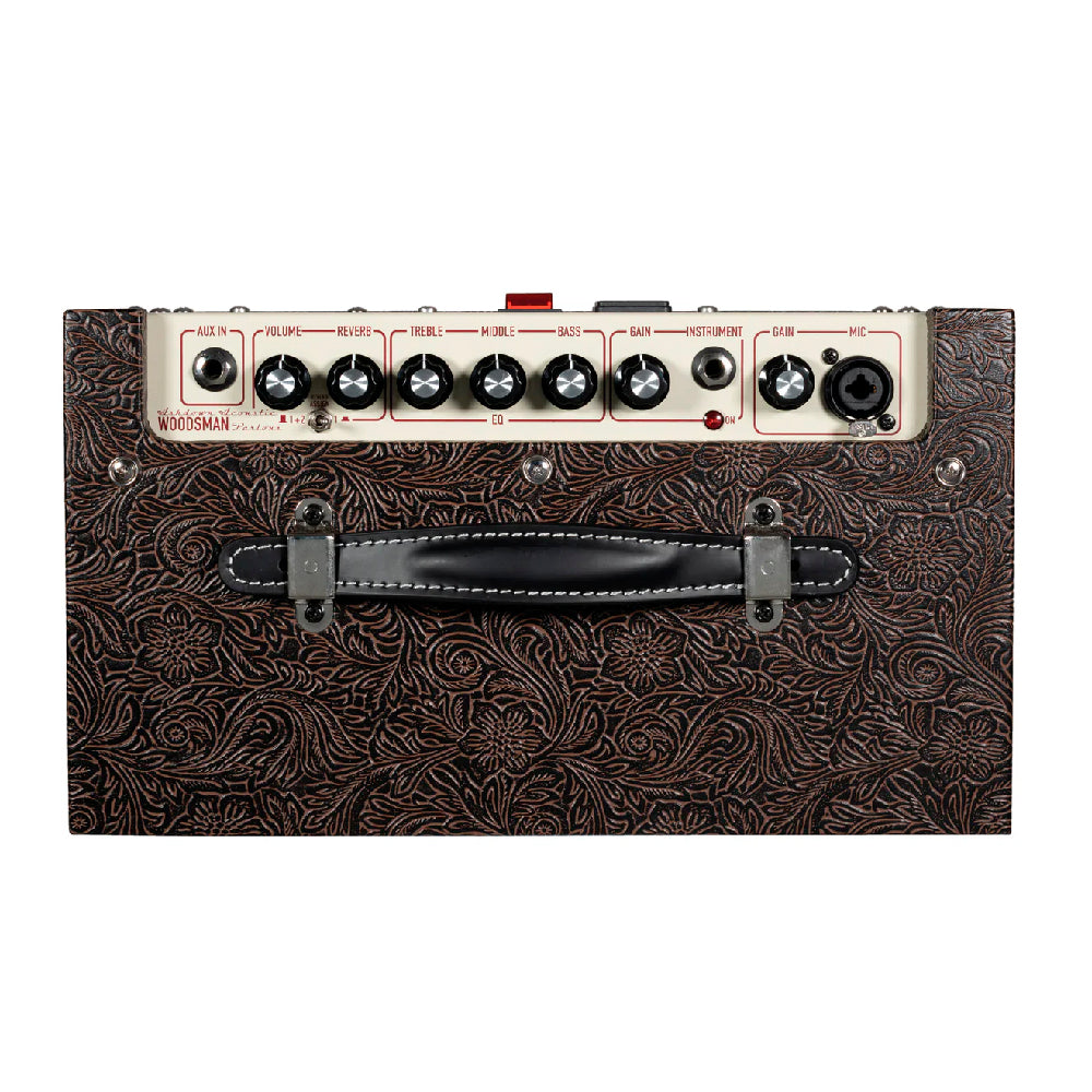 AMPLIFICADOR GUITARRA ACUSTICA ASHDOWN WOODSMAN PARLOUR,  25 WATT, 1 X 8"