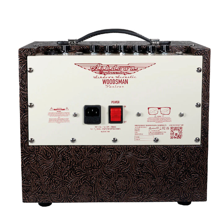 AMPLIFICADOR GUITARRA ACUSTICA ASHDOWN WOODSMAN PARLOUR,  25 WATT, 1 X 8"