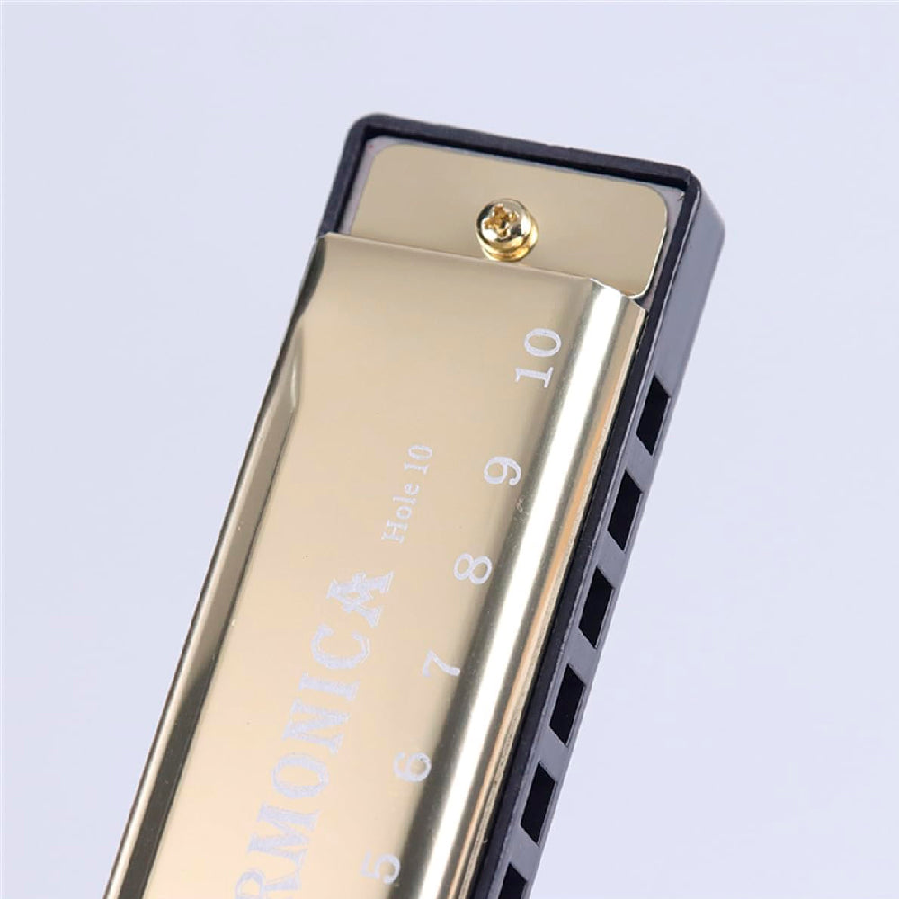 ARMONICA HM-03-10G, 10 HUECOS, GOLD EN DO