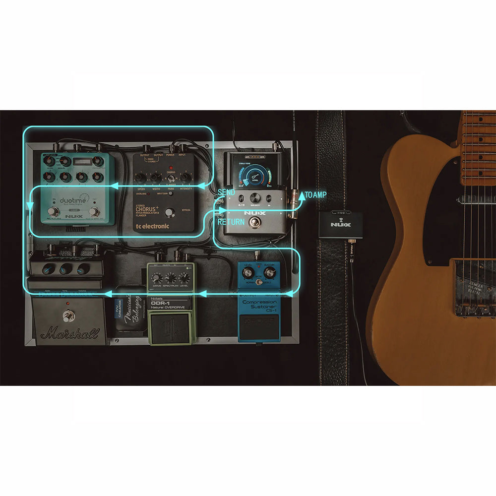 MICROFONO MICRÓFONO INHALAMBRICO PARA INSTRUMENTOS DE CUERDA NUX B-8