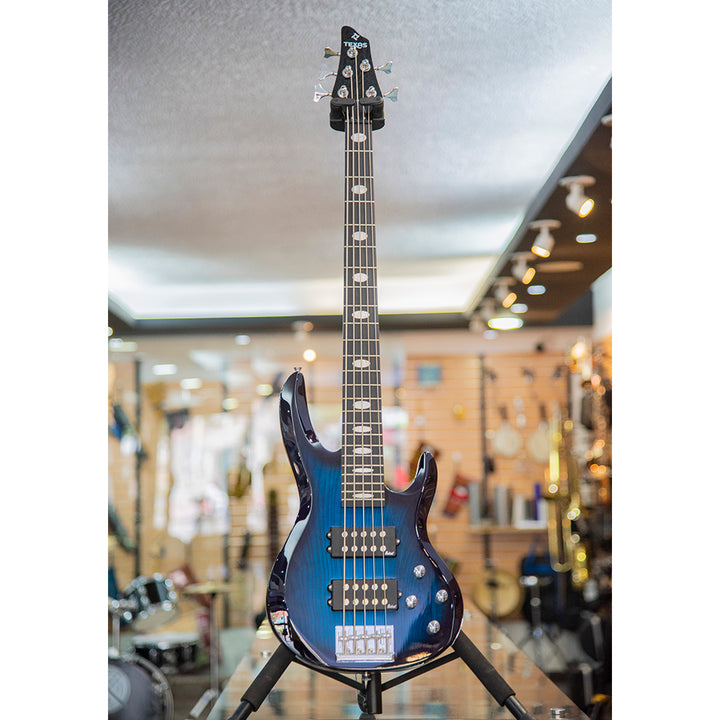 BAJO ELECTRICO TEXAS EBS7151, 5 CUERDAS BLUEBURST