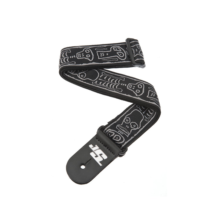 CORREA GUITARRA ELECTRICA DADDARIO 50JS01, JS, SKULL N BONES