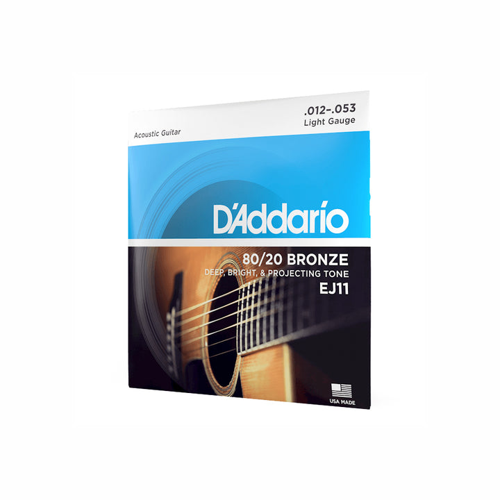 ENCORDADO GUITARRA ELECTROACUSTICA DADDARIO EJ11 .012 - .053
