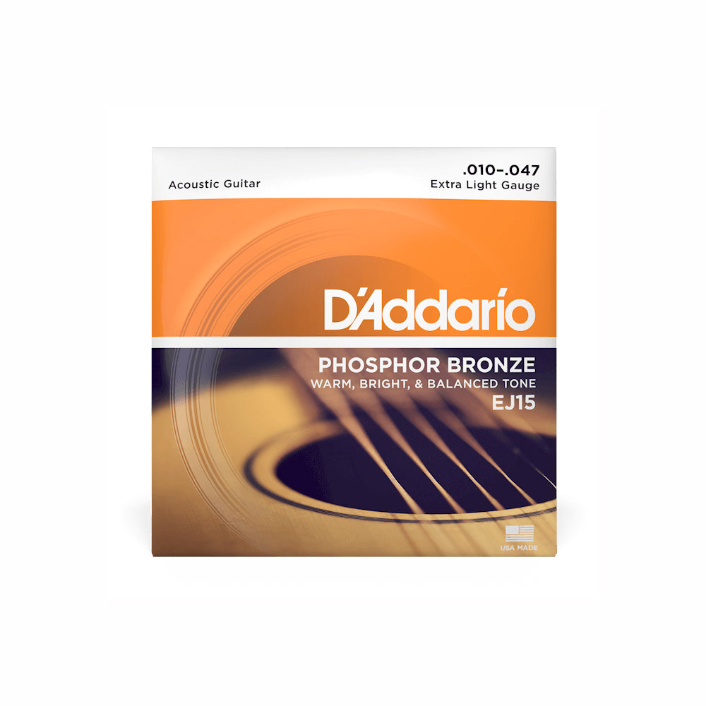 ENCORDADO GUITARRA ELECTROACUSTICA DADDARIO EJ15 .010 - .047