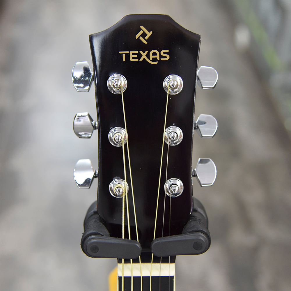 GUITARRA ELECTROACUSTICA TEXAS DREADNOUGHT 41", AF229CE NATURAL