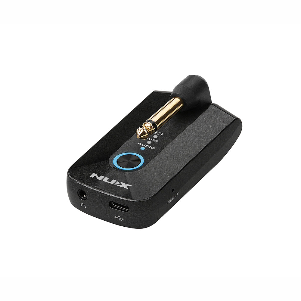 AMPLIFICADOR PARA AURICULARES PORTATIL GUITARRA Y BAJO ELECTRICO NUX MP-3 MIGHTY PLUG PRO