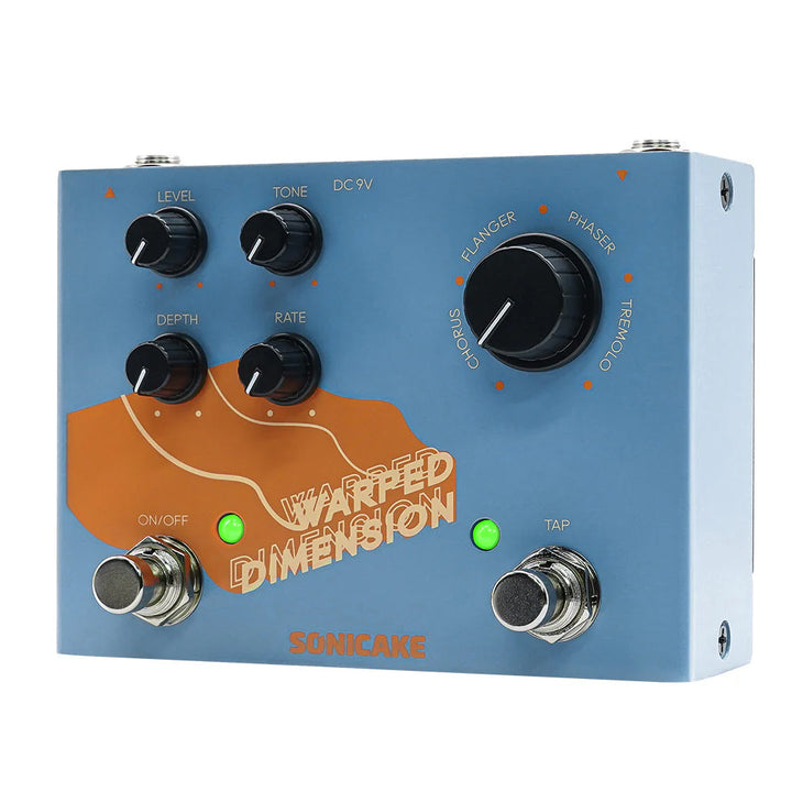 PEDAL GUITARRA ELECTRICA SONICAKE 4-MODE MODULATION, WARPED DIMENSION QDS