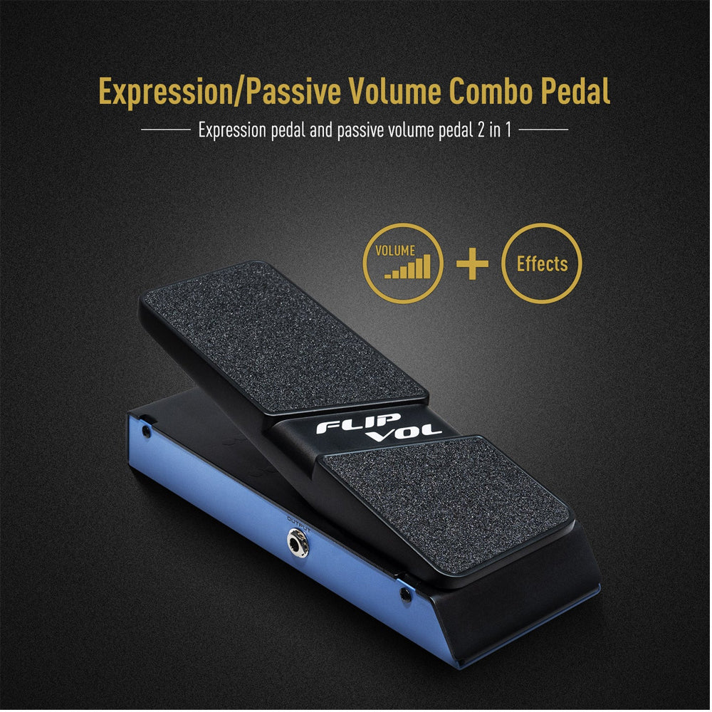 PEDAL GUITARRA ELECTRICA SONICAKE DE VOLUMEN Y EXPRESION, FLIP VOL QEP-20
