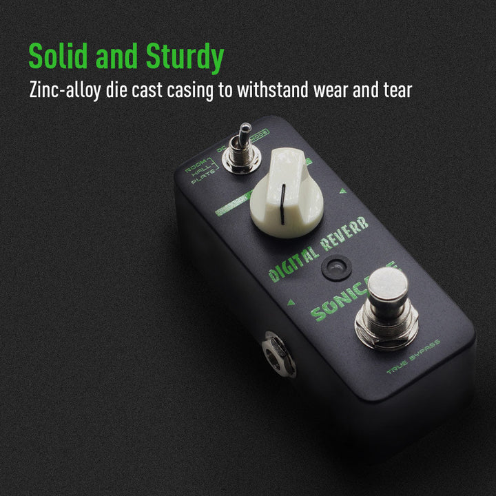 PEDAL GUITARRA ELECTRICA SONICAKE REVERB, DIGITAL REVERB QSS-06E