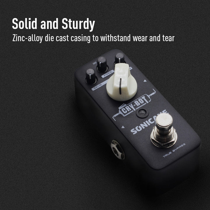 PEDAL GUITARRA ELECTRICA SONICAKE WAH, CRY-BOT QSS-07E