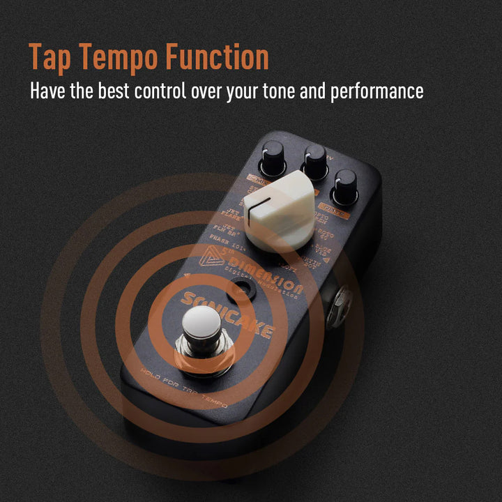 PEDAL GUITARRA ELECTRICA SONICAKE MODULATION, 5TH DIMENSION QSS-08E