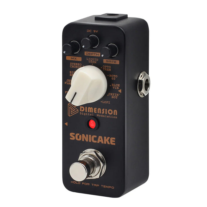 PEDAL GUITARRA ELECTRICA SONICAKE MODULATION, 5TH DIMENSION QSS-08E