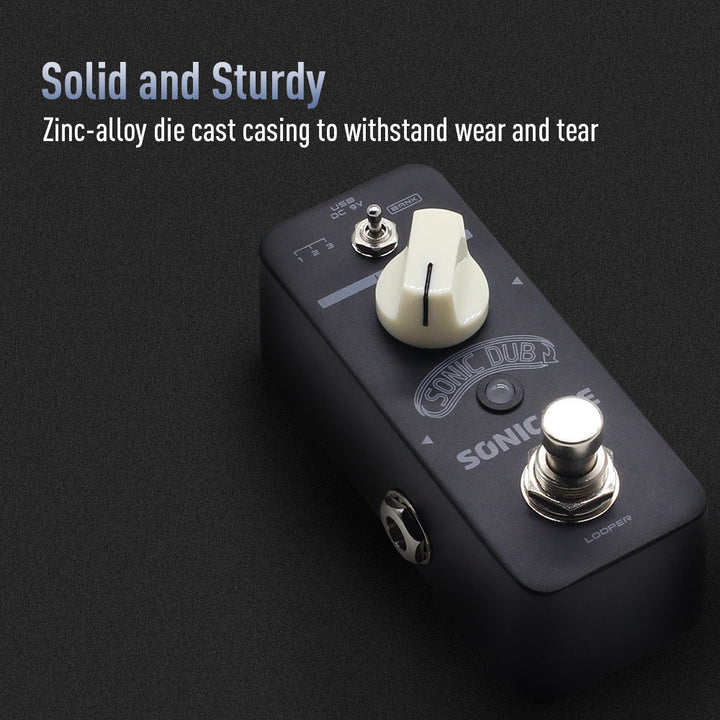 PEDAL GUITARRA ELECTRICA SONICAKE LOOPER, SONIC DUB QSS-13