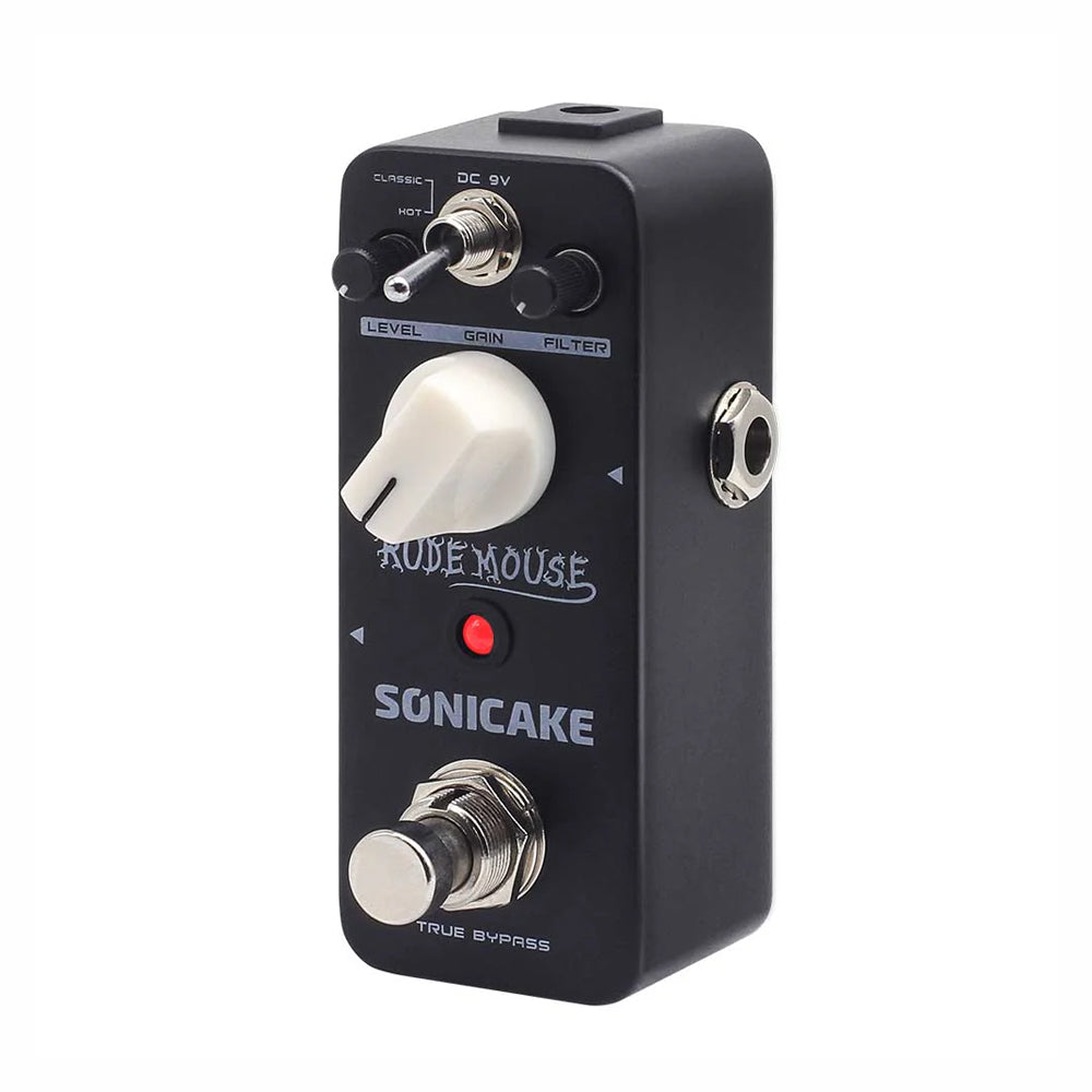 PEDAL GUITARRA ELECTRICA SONICAKE DISTORTION, RUDE MOUSE QSS-18