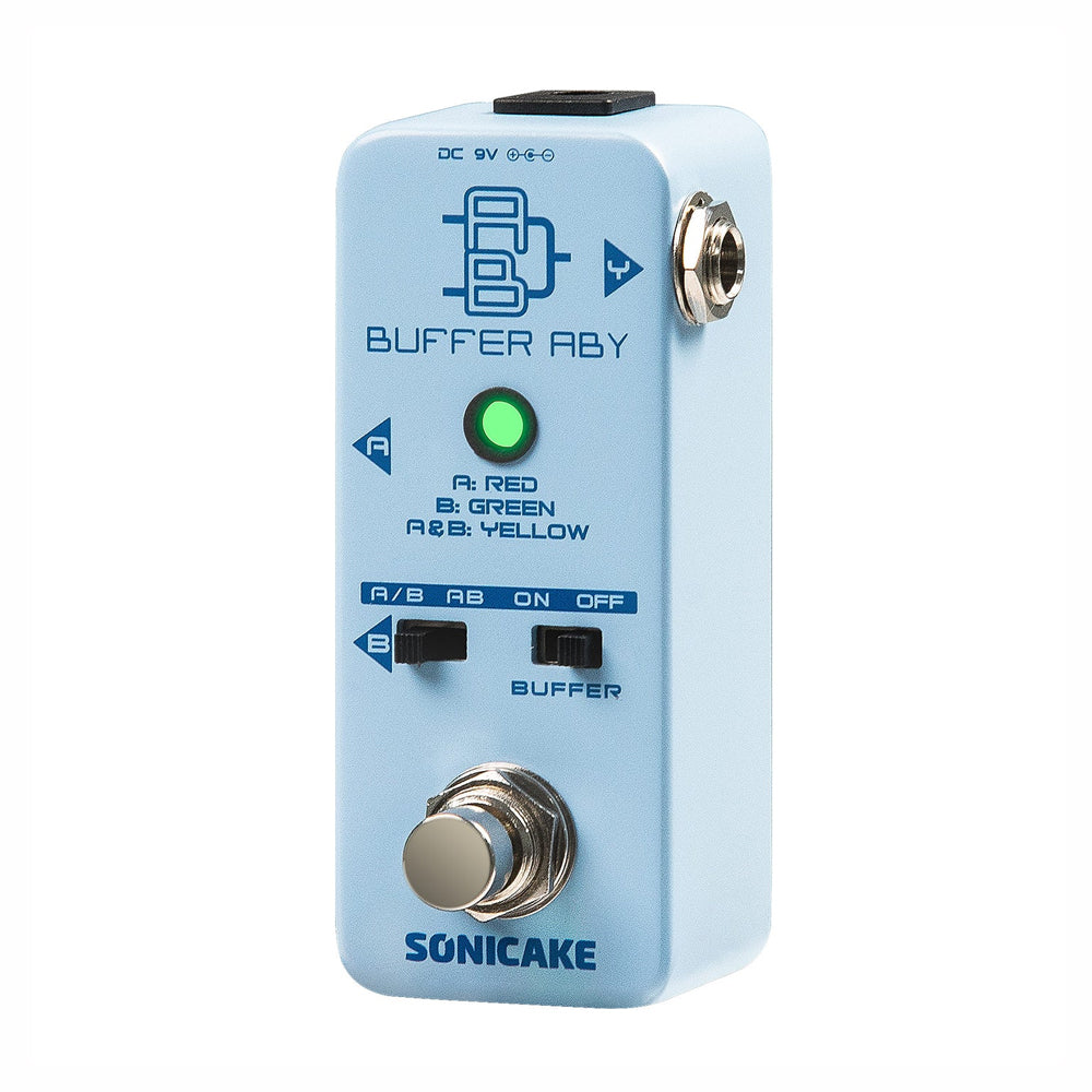 PEDAL GUITARRA ELECTRICA SONICAKE SWITCHER, BUFFER ABY QSS-23