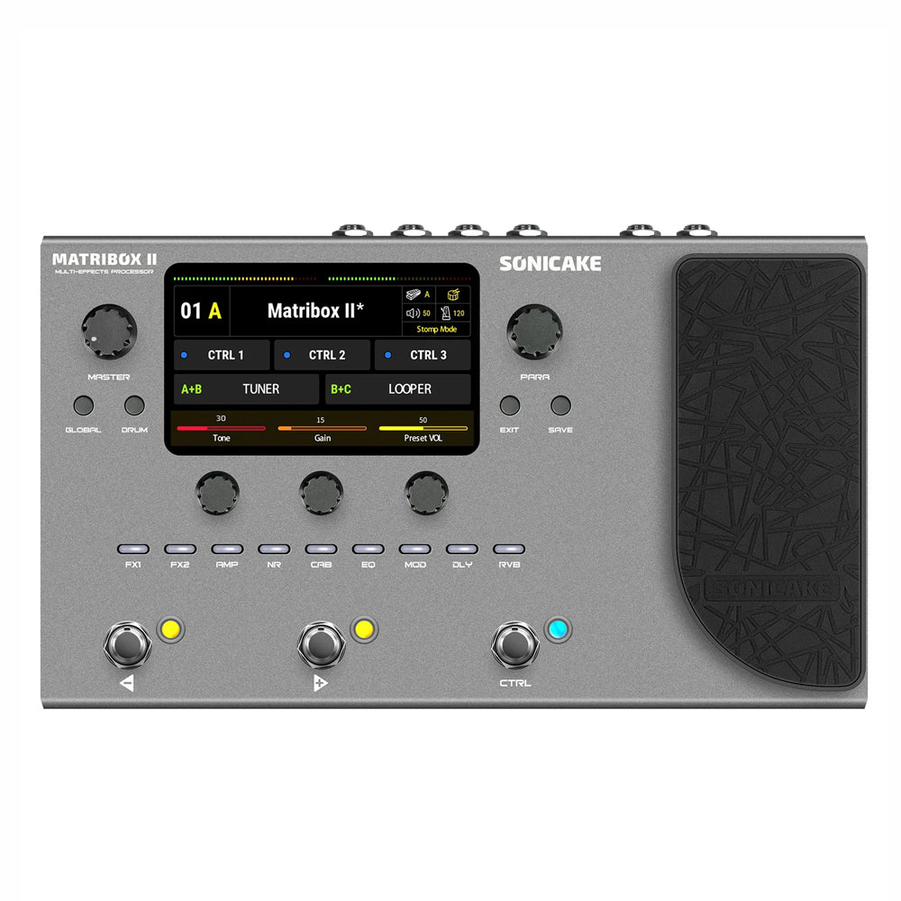 PEDALERA GUITARRA ELECTRICA SONICAKE, MATRIBOX II QME-100