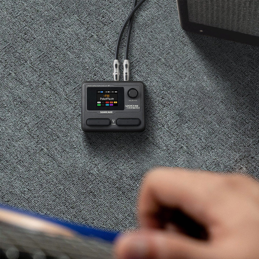 PEDALERA GUITARRA ELECTRICA SONICAKE, POCKET MASTER, BLACK QME-10BK
