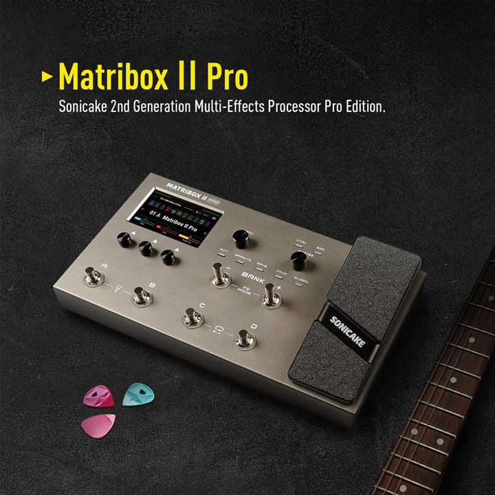 PEDALERA GUITARRA ELECTRICA SONICAKE, MATRIBOX II PRO QME-200