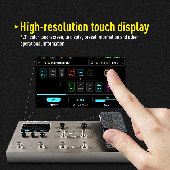 PEDALERA GUITARRA ELECTRICA SONICAKE, MATRIBOX II PRO QME-200