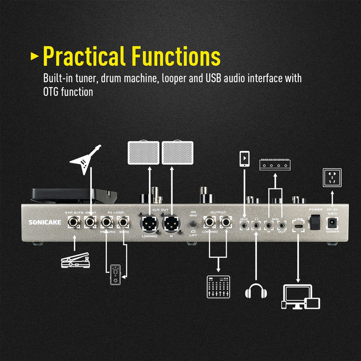 PEDALERA GUITARRA ELECTRICA SONICAKE, MATRIBOX II PRO QME-200
