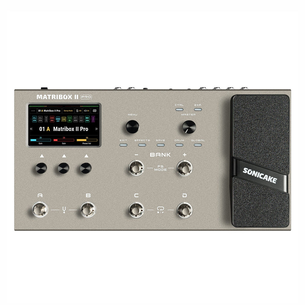 PEDALERA GUITARRA ELECTRICA SONICAKE, MATRIBOX II PRO QME-200