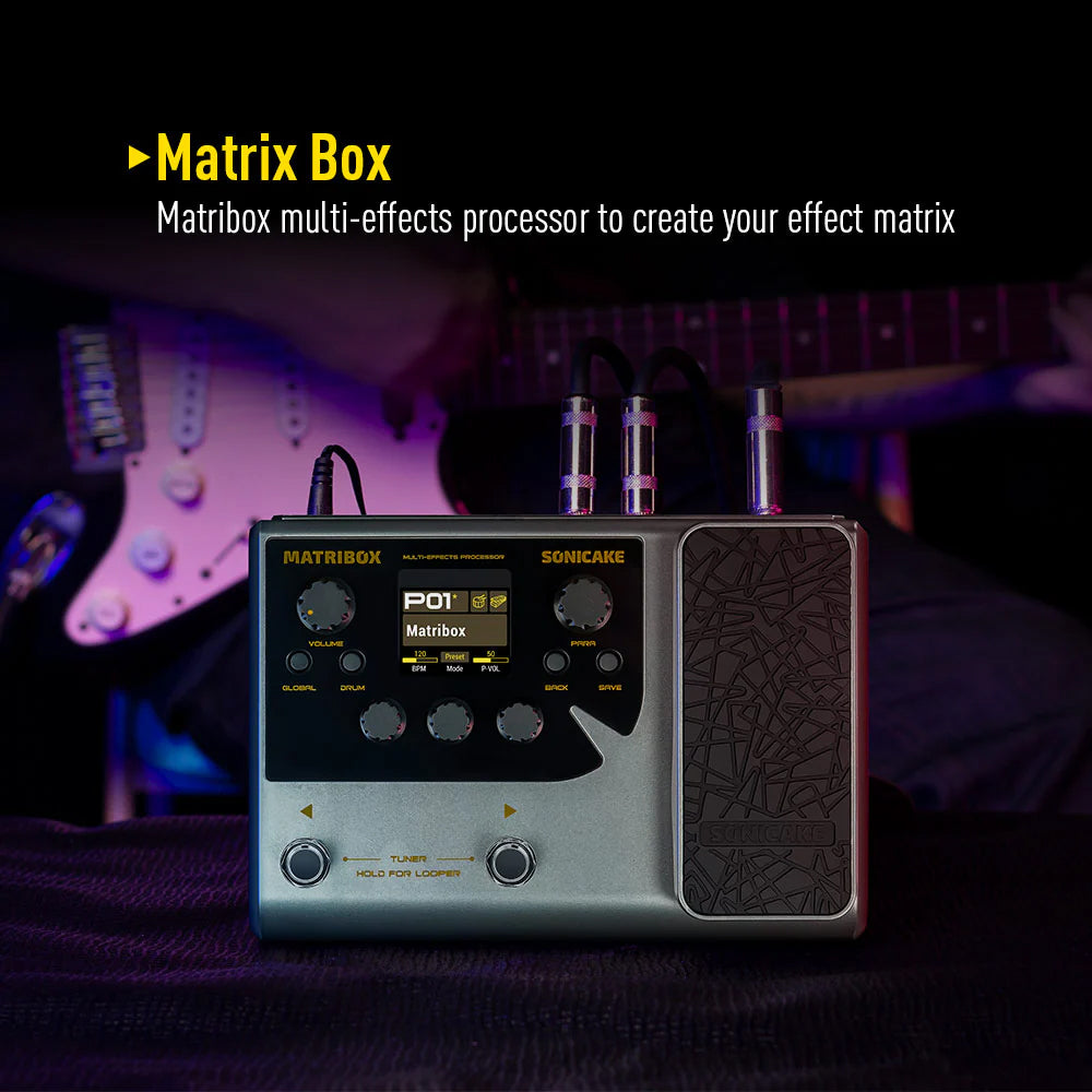 PEDALERA GUITARRA ELECTRICA SONICAKE, MATRIBOX QME-50