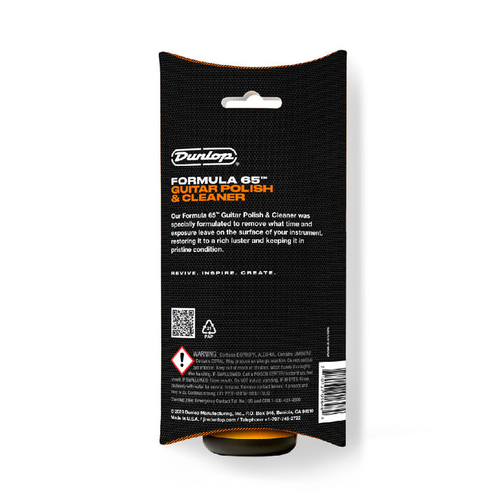 POLICHADOR DUNLOP PARA GUITARRA CON LIMPIADOR 654C